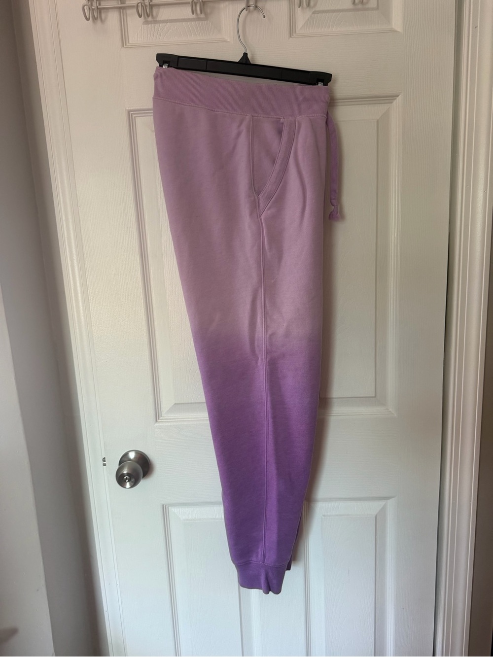 Champion Purple Ombré Jogger Sweatpants Medium
